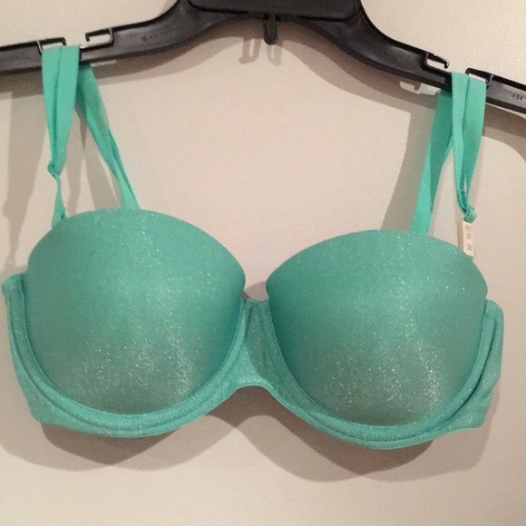 Victoria Secret Pink  Push Up Neon Bra NWT - Picture 1 of 4
